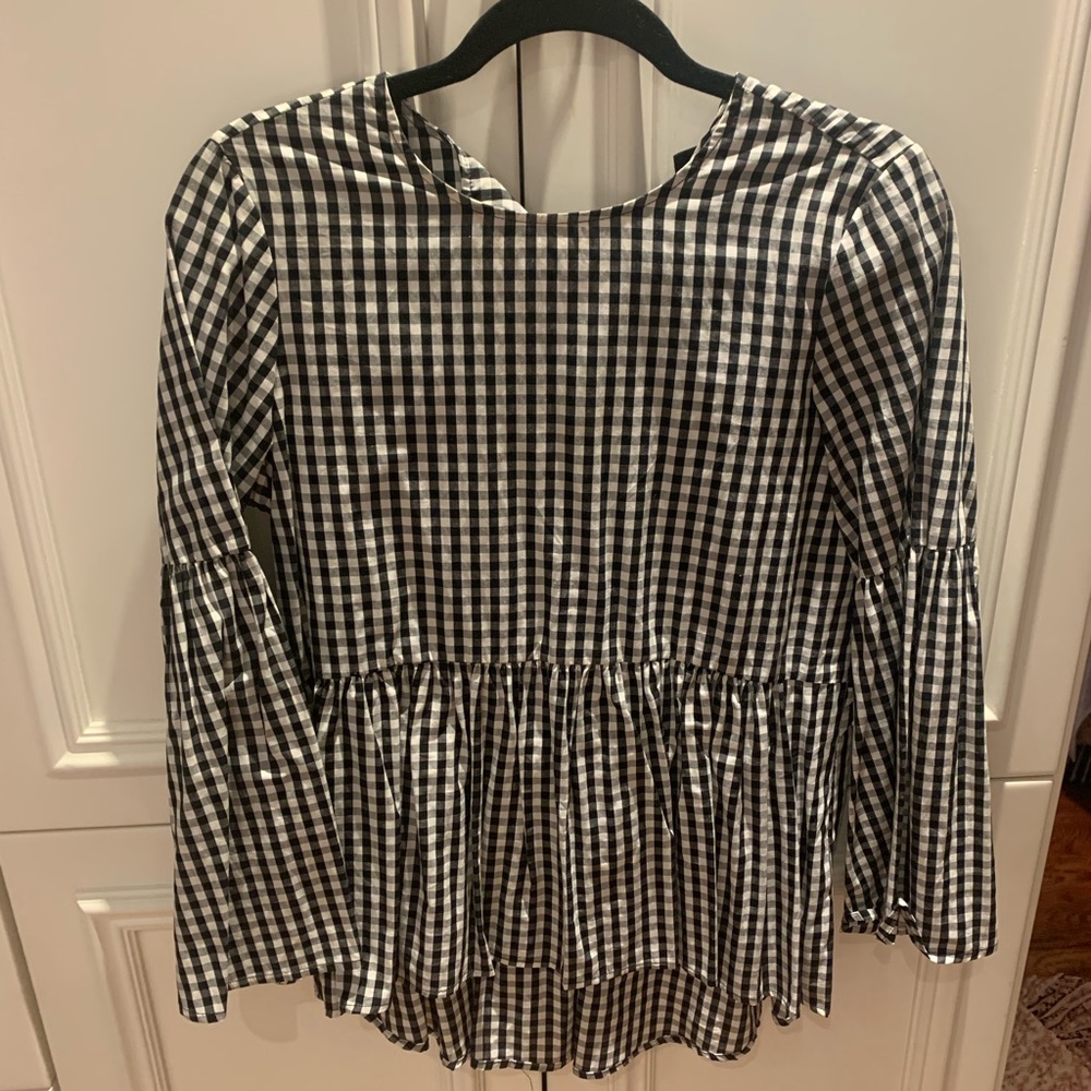 What What Wear gingham top